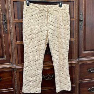 Antonio Melani gold party pants sz 14